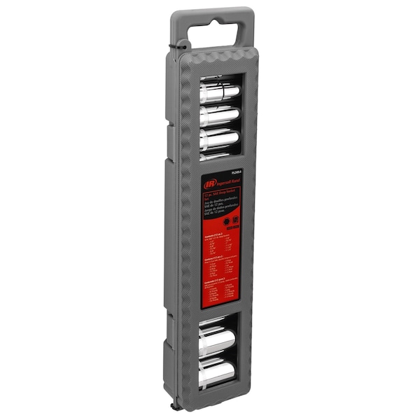 12Pc 1/2" Drive SAE Deep Socket Set (IR)